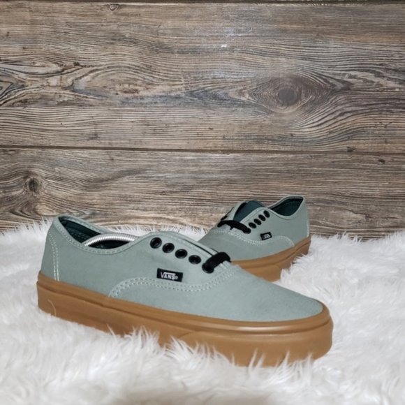 New Vans Authentic Gum Shadow Grey Sneakers - Picture 8 of 8
